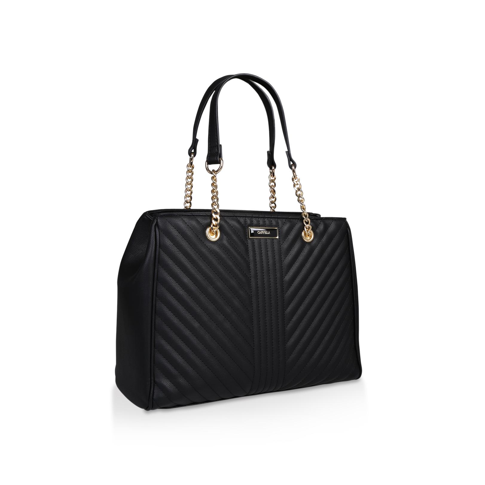 carvela harper quilted shoulder bag