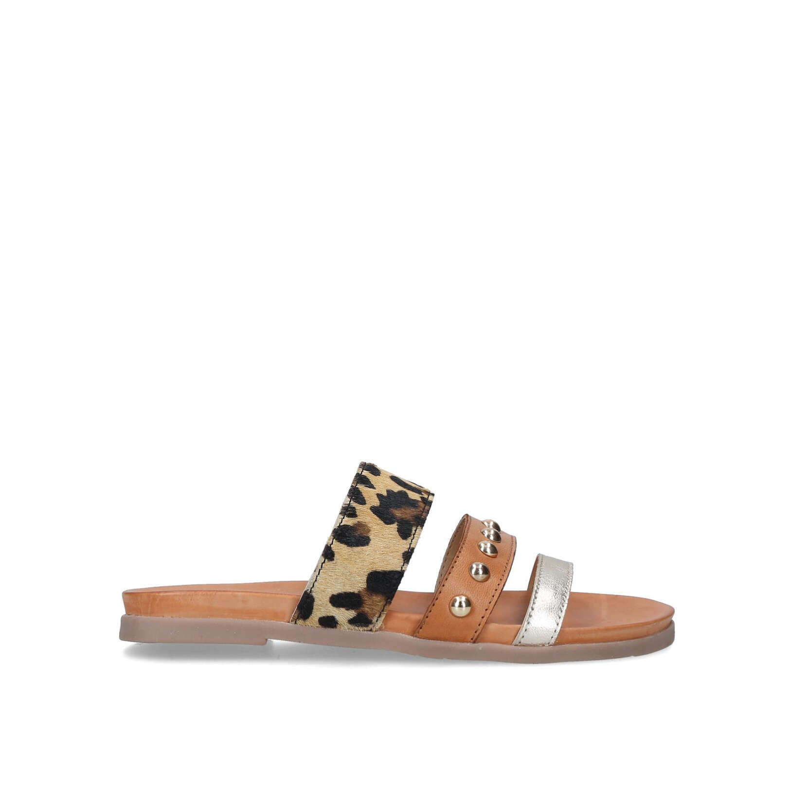 carvela klever sandals tan leather