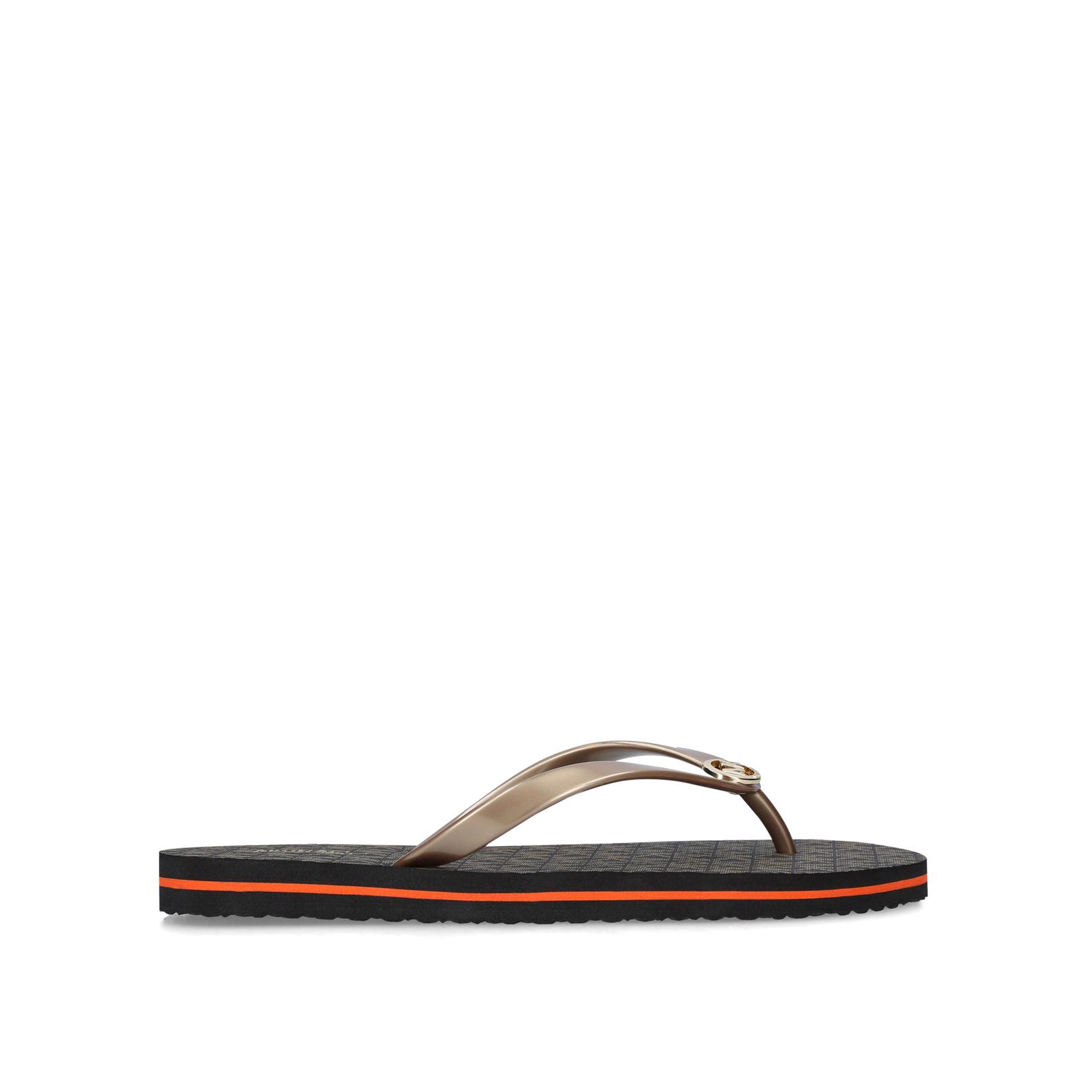 michael kors eva flip flops