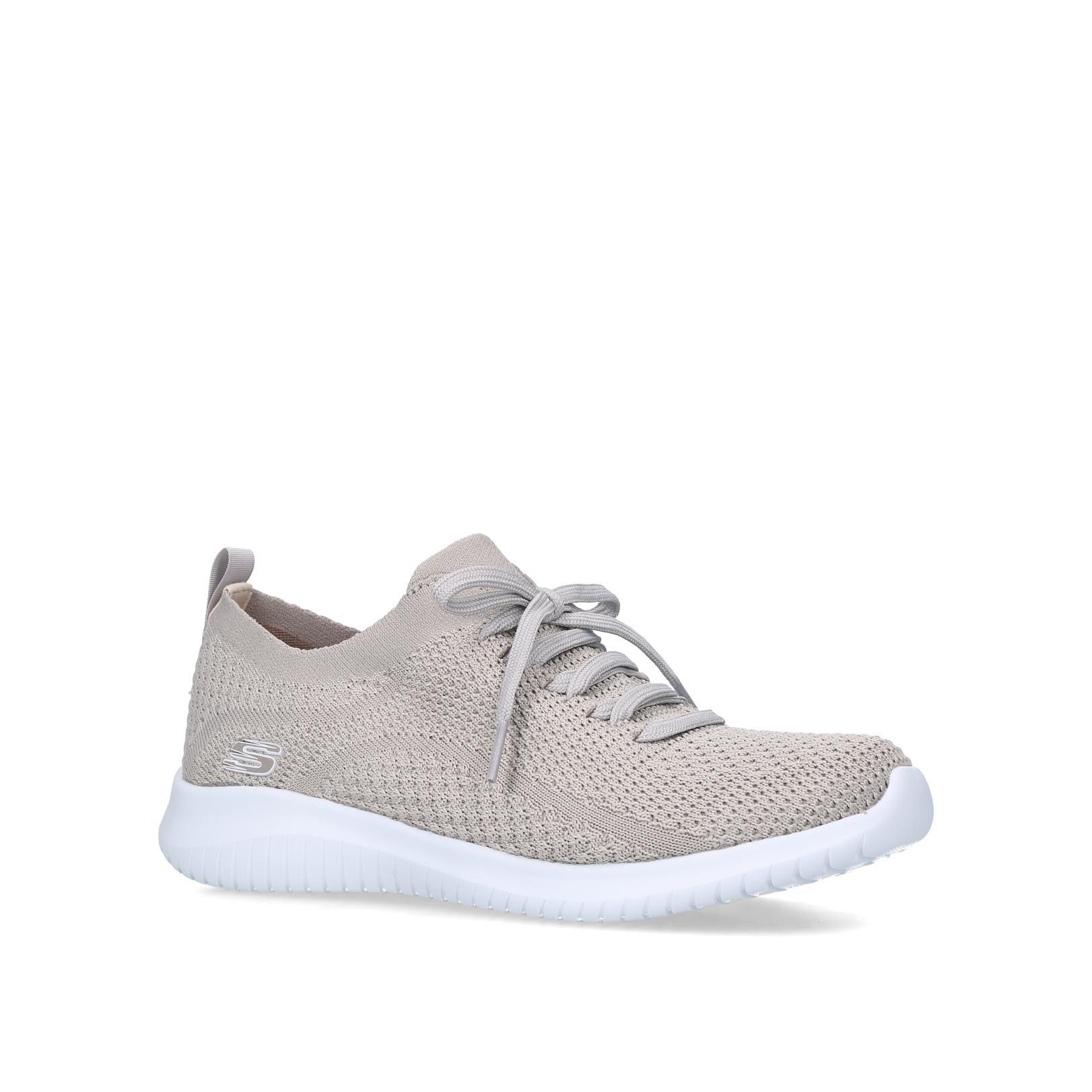 skechers beige ultra flex statements trainers