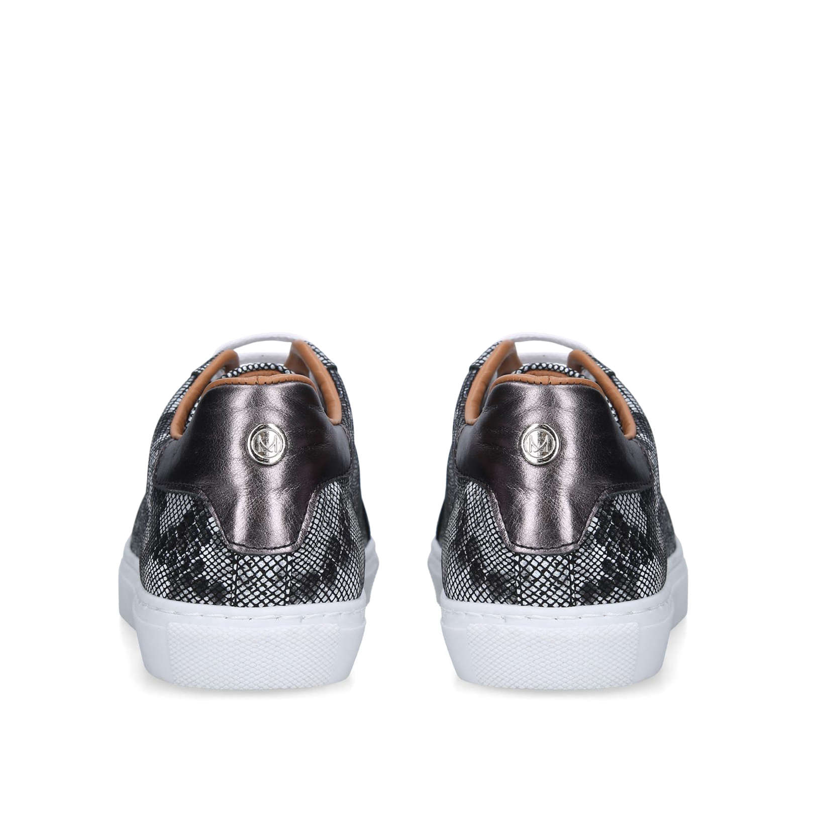 moda in pelle black trainers
