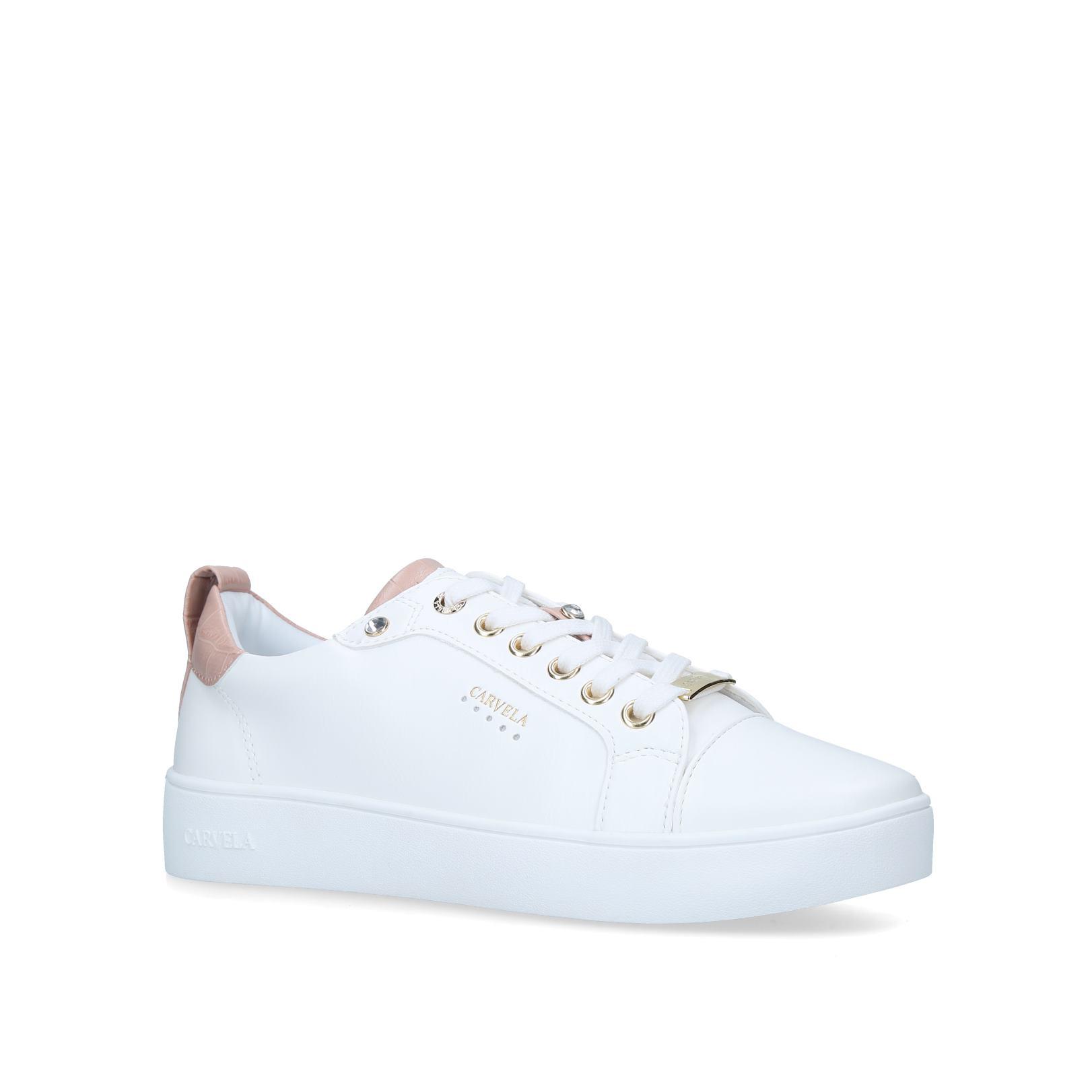 carvela joyful black trainers