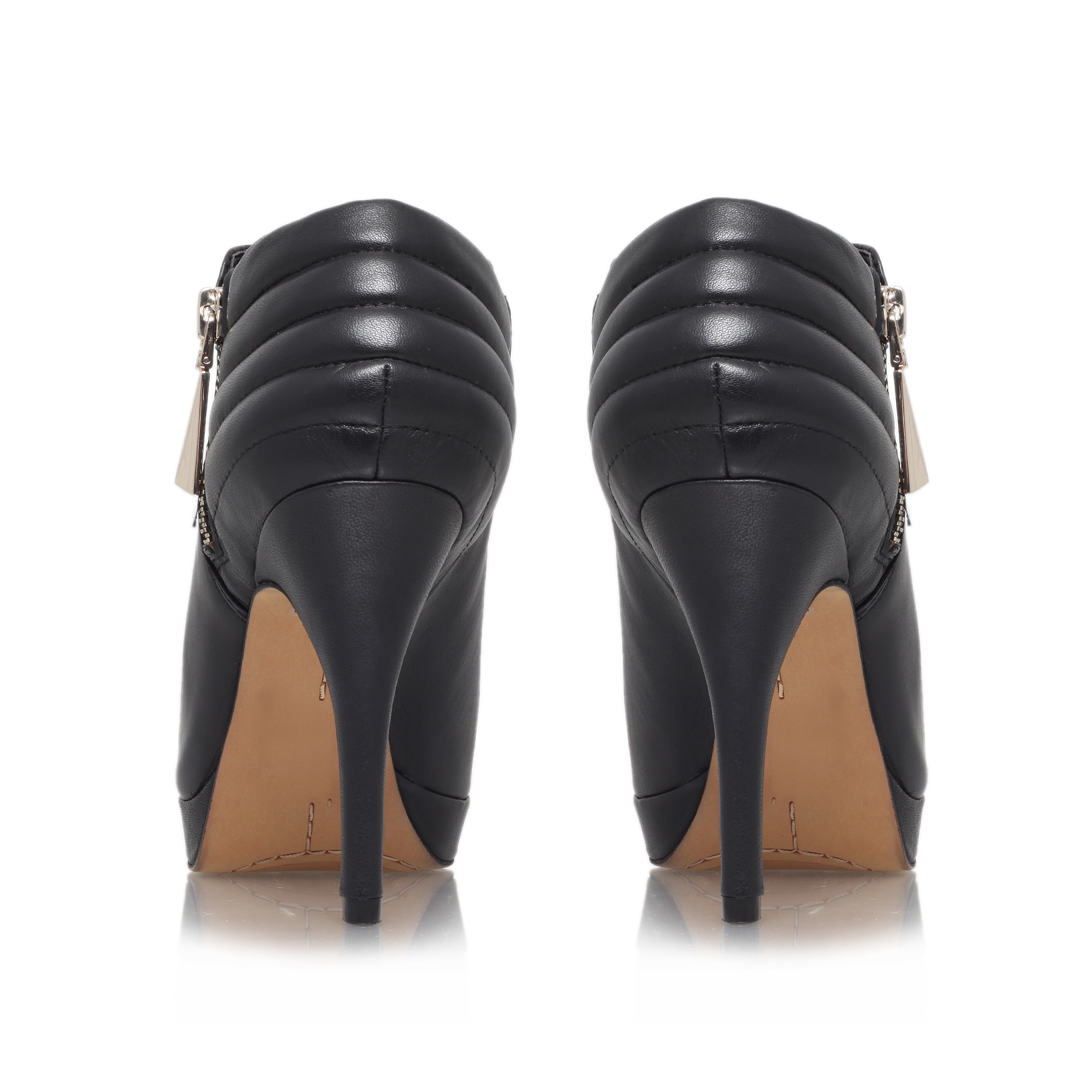 vince camuto black high heel boots
