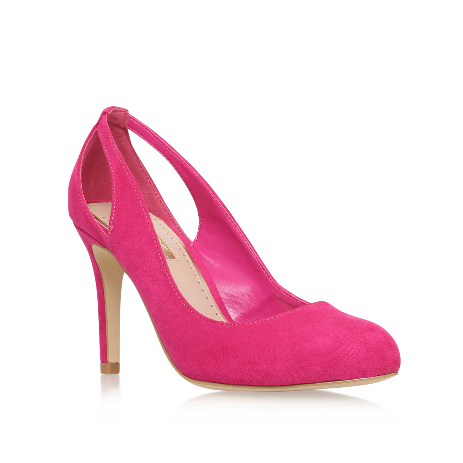 BERNADETTE Miss KG Bernadette Pink Comb High Heel Court Shoes by MISS KG