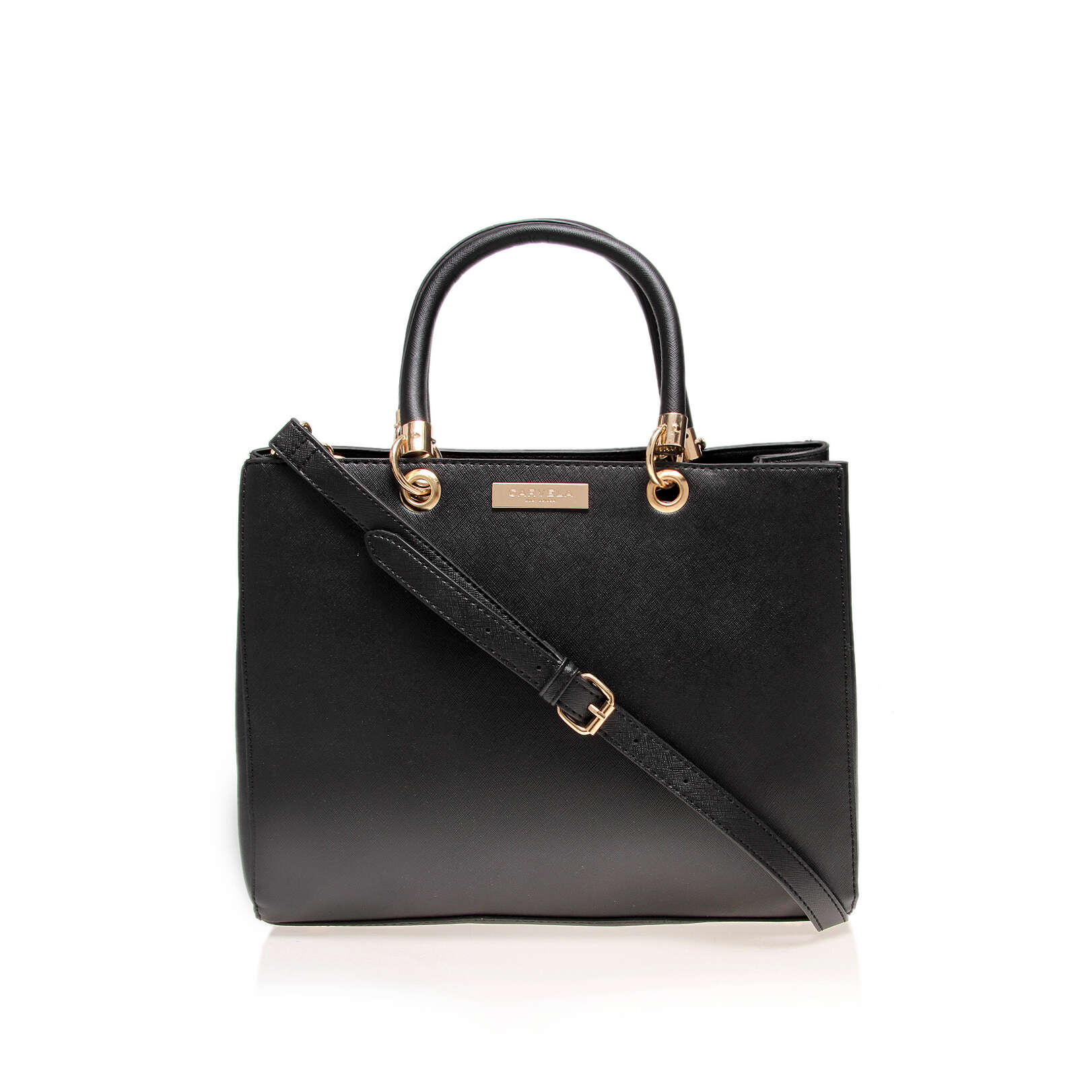 DARLA STRUCTURED TOTE Carvela Darla Structured Tote Bag Black by CARVELA