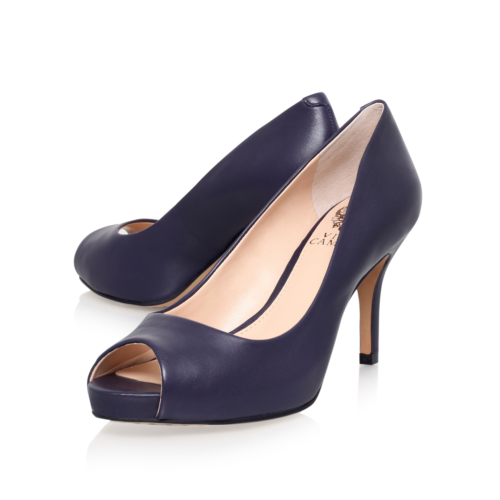 navy blue closed toe shoes