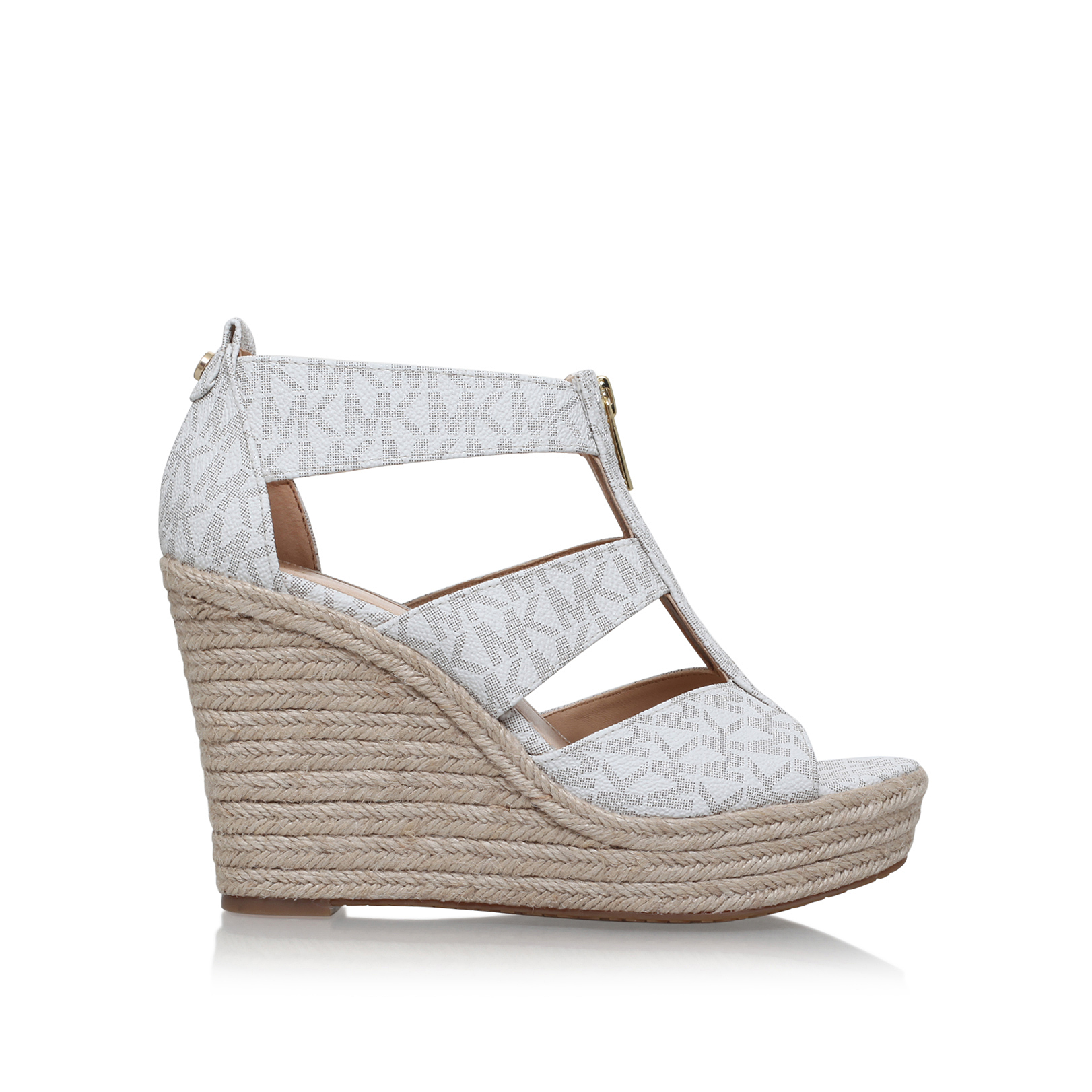 michael kors damita wedge white