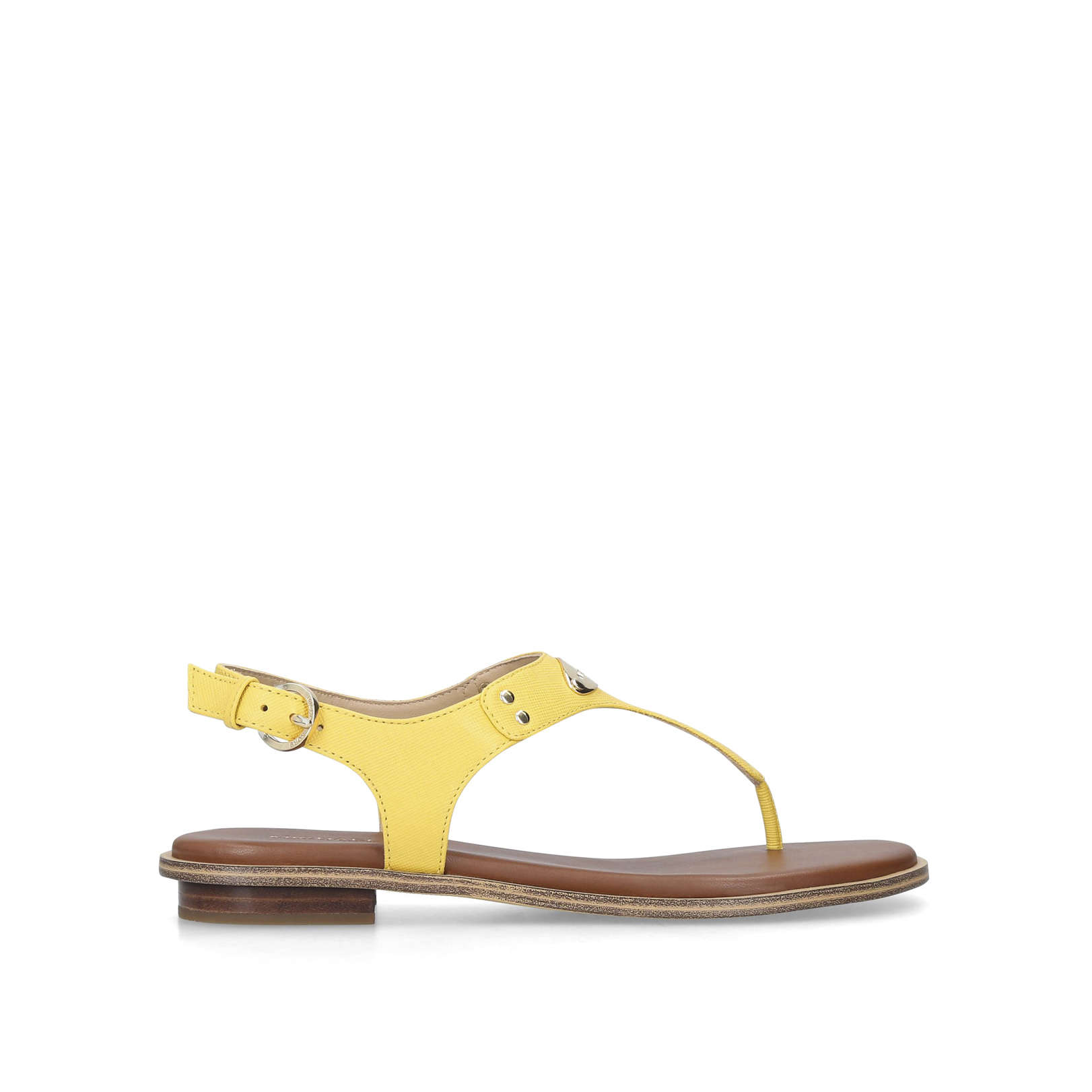 michael kors slippers yellow