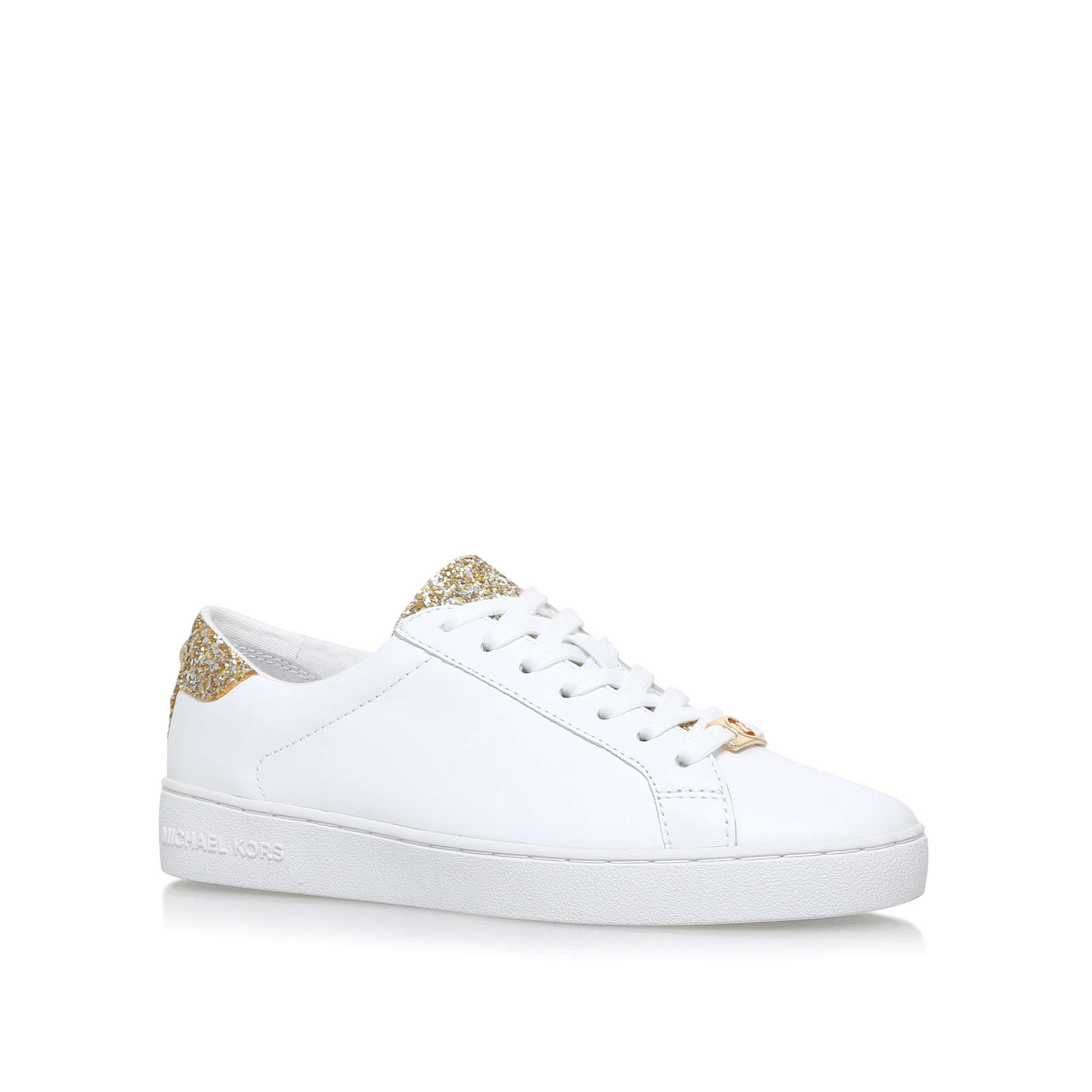 witte michael kors sneakers irving lace up
