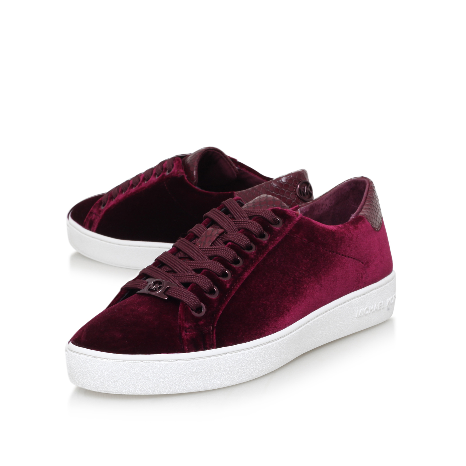 michael kors velvet sneakers