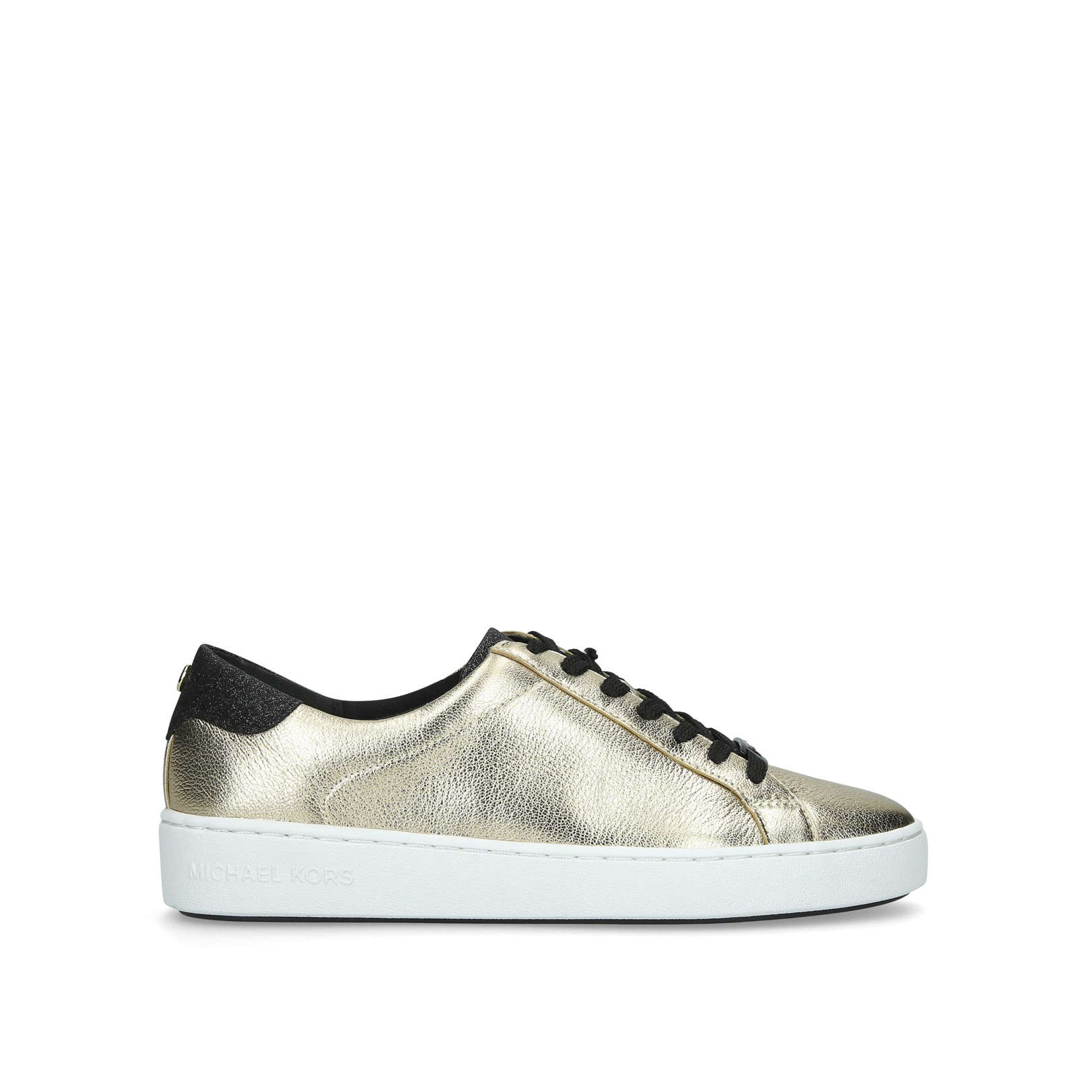 michael kors irving lace up gold