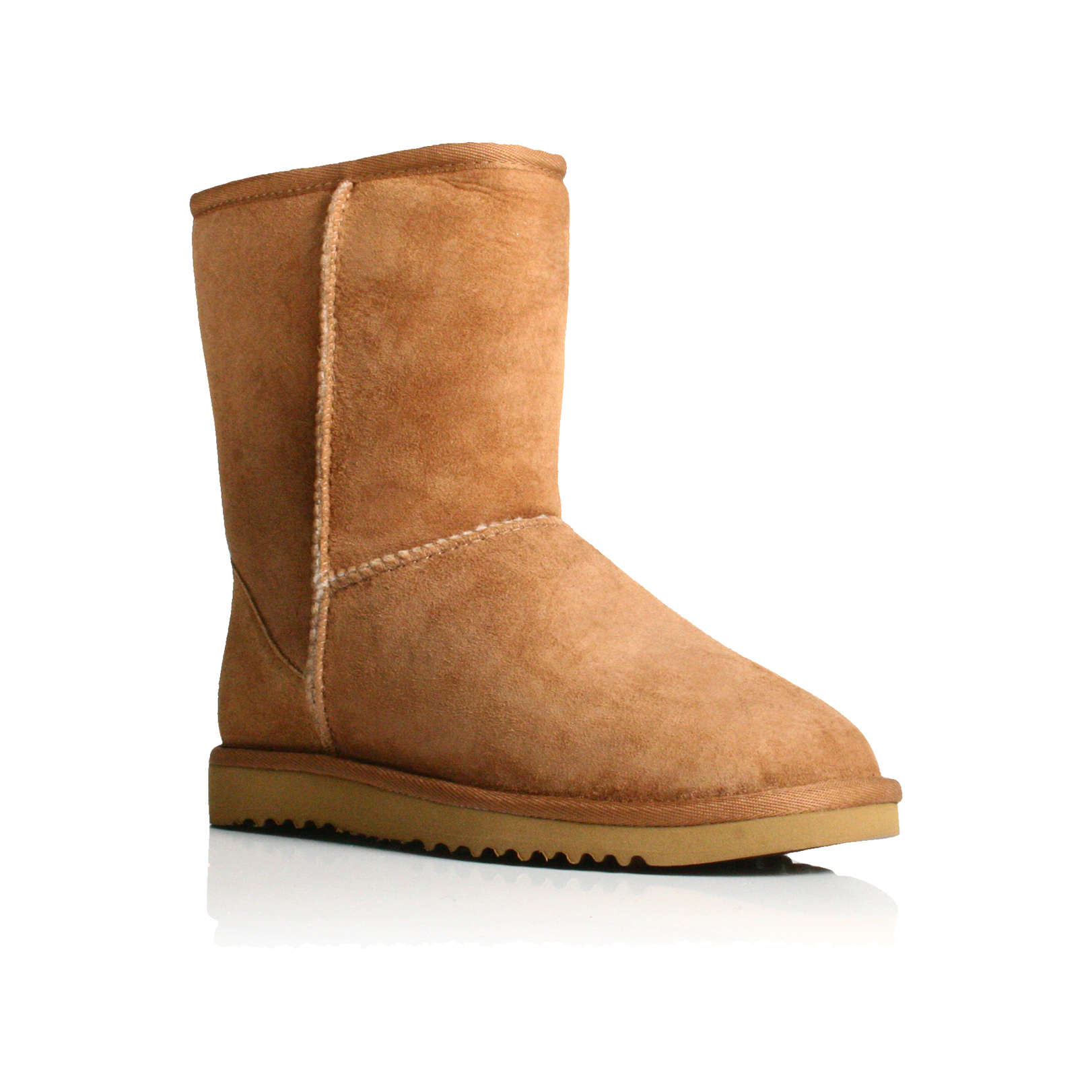 ugg classic short brown leather
