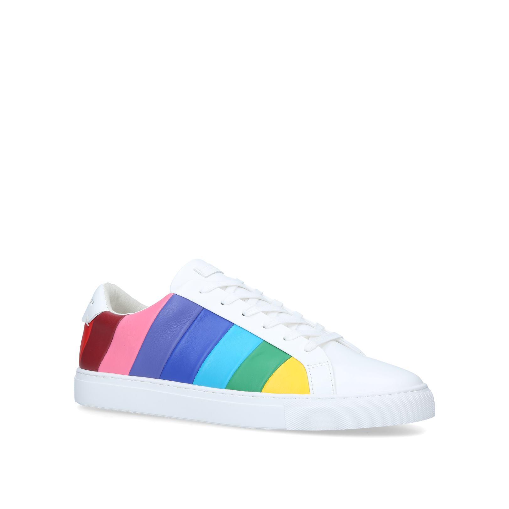 kurt geiger lane stripe trainers