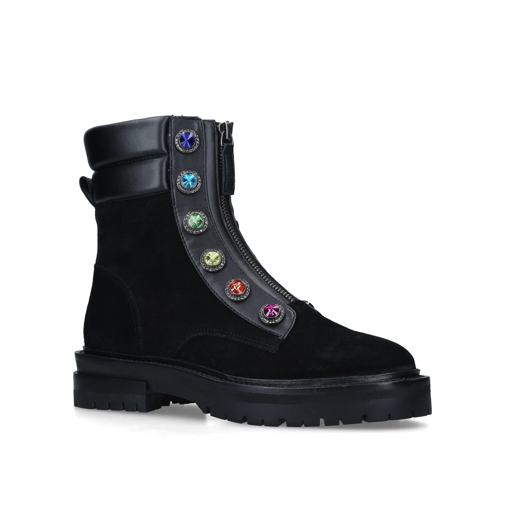 kurt geiger pink ankle boots