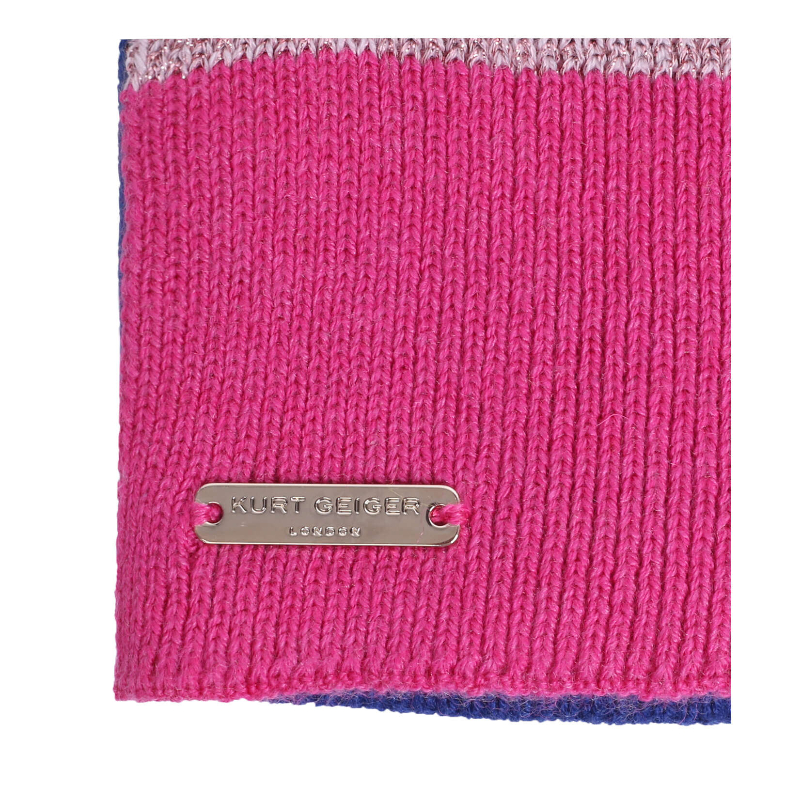 RAINBOW LUREX SCARF - KURT GEIGER LONDON KNITTED SCARVES