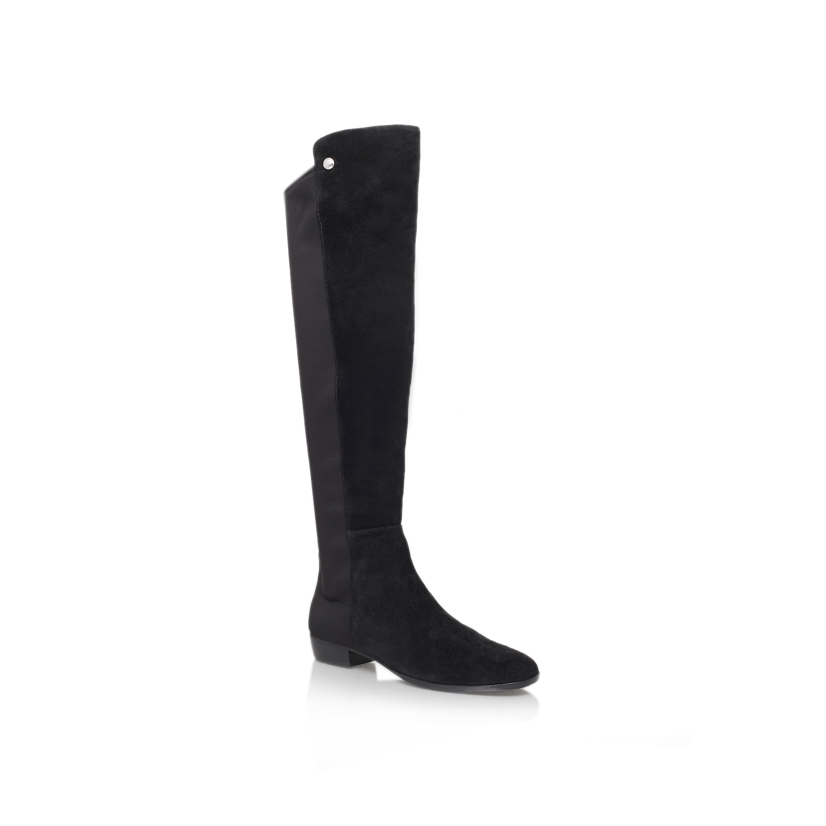 vince camuto black suede over the knee boots