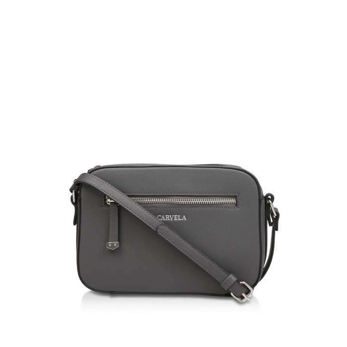 carvela cross body bag grey