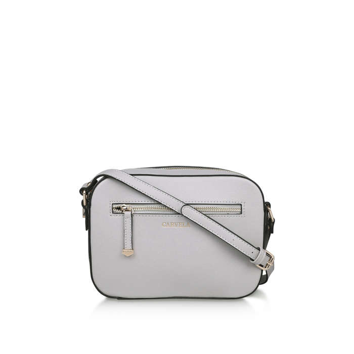 grey messenger bag