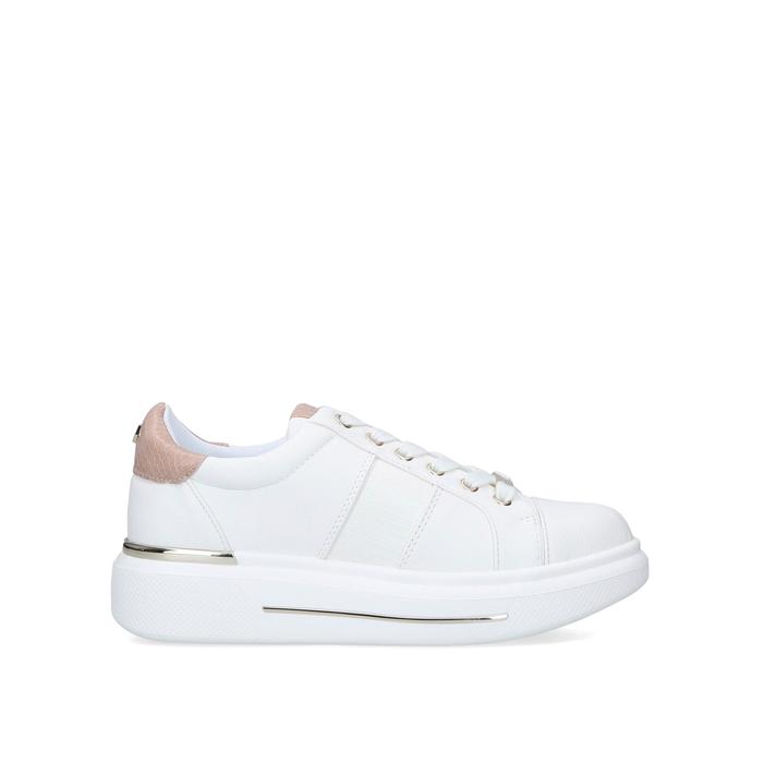 carvela trainers rose gold