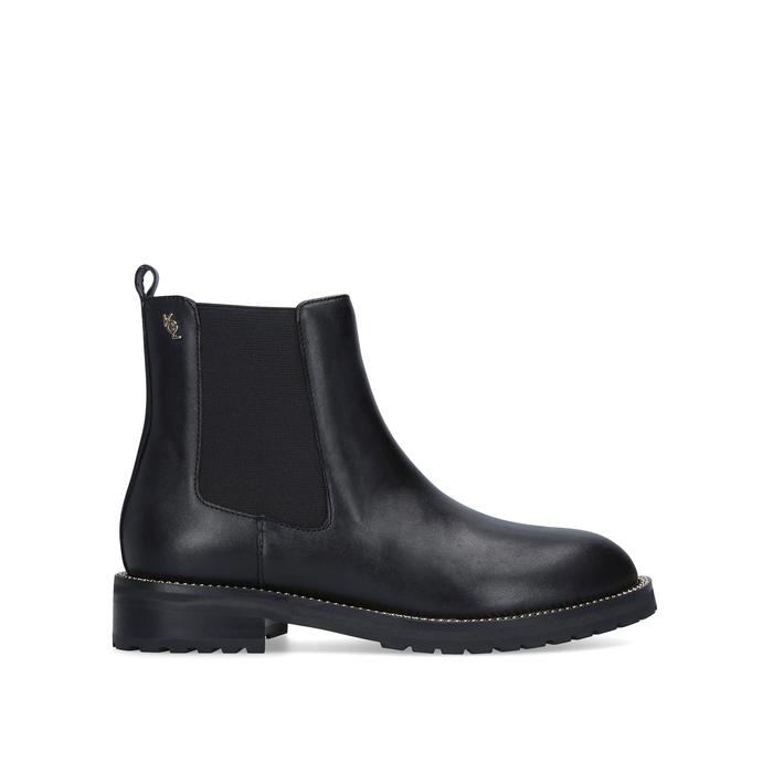 SIMONE Black Ankle Boots by KURT GEIGER Simone Embellished Ankle Boots in Black