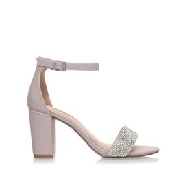 cadey pink block heel sandals from MISS KG