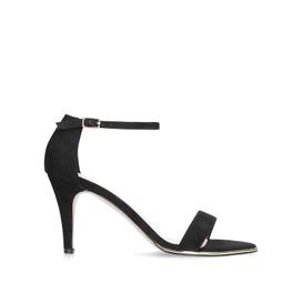 kink black mid heel sandals from CARVELA