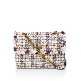 tweed lg kensington x bag tweed shoulder bag from KURT GEIGER LONDON