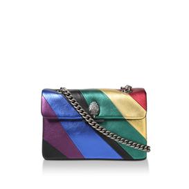 leather kensington s bag rainbow stripe shoulder bag from KURT GEIGER LONDON
