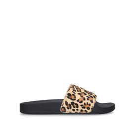 bite leopard print sliders from CARVELA