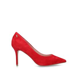 penina red stiletto heel court shoes from KURT GEIGER LONDON