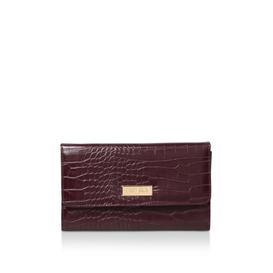 favour chain purse wine croc print clutch bag from CARVELA