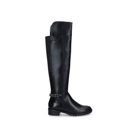 valerie chain otk boot black over the knee boots with chain detail from KURT GEIGER LONDON