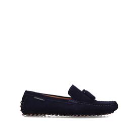 baxter navy slip on shoes from KG KURT GEIGER
