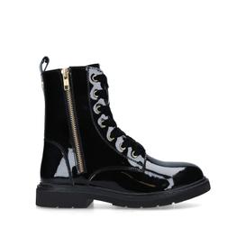 strategy 2 black patent lace up boots from CARVELA