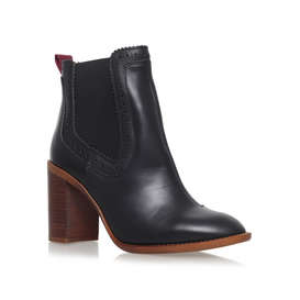 safari black mid heel ankle boots from KG KURT GEIGER