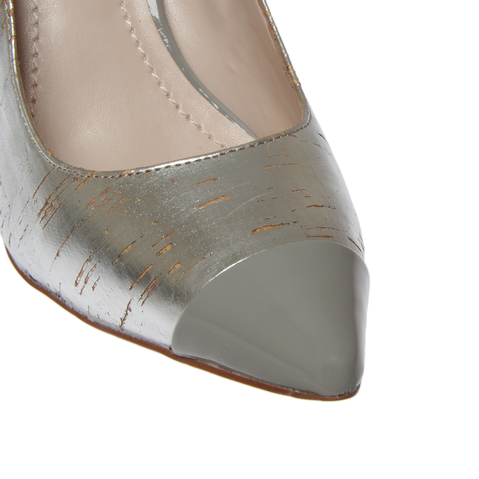 vince camuto silver flats