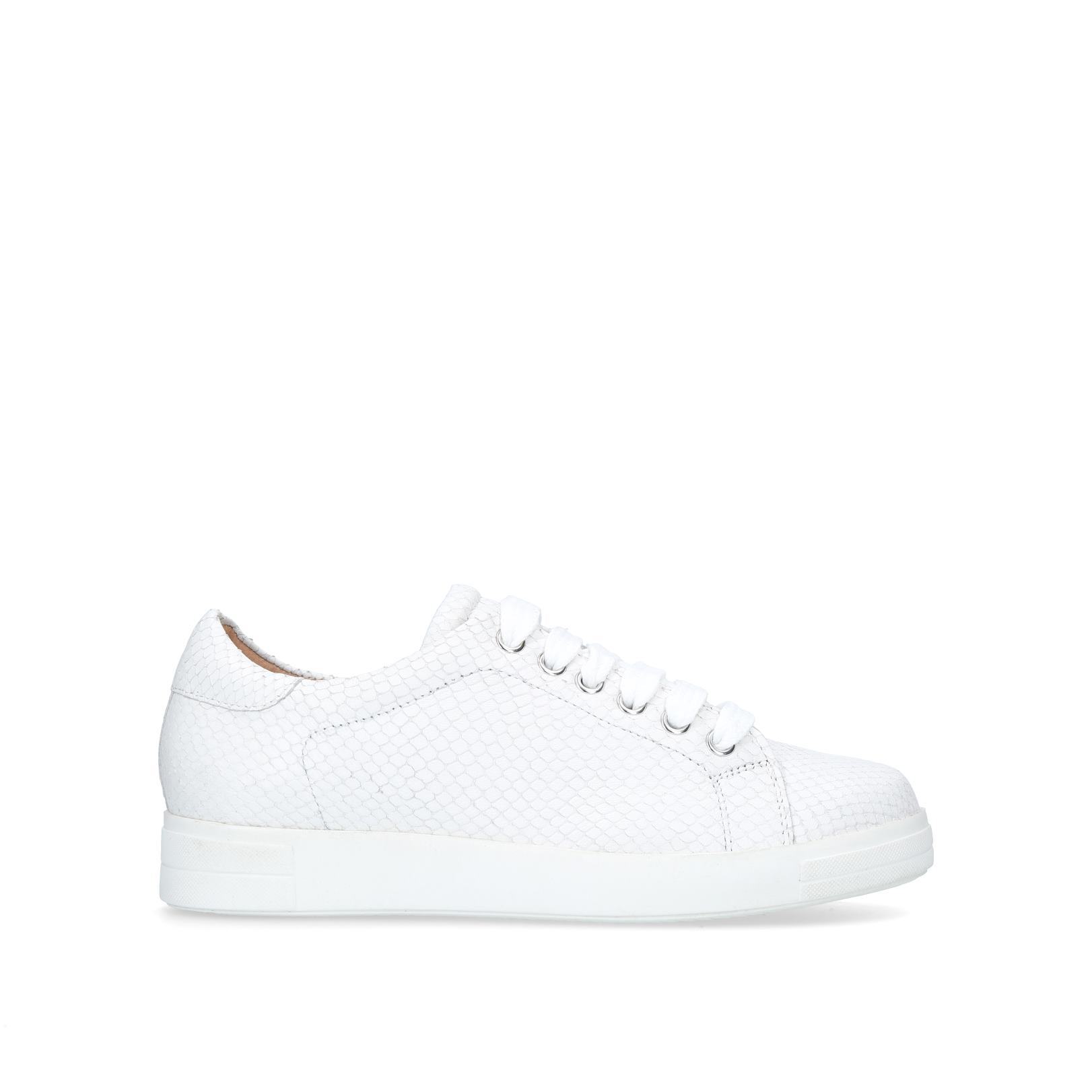 carvela jaguar trainers white