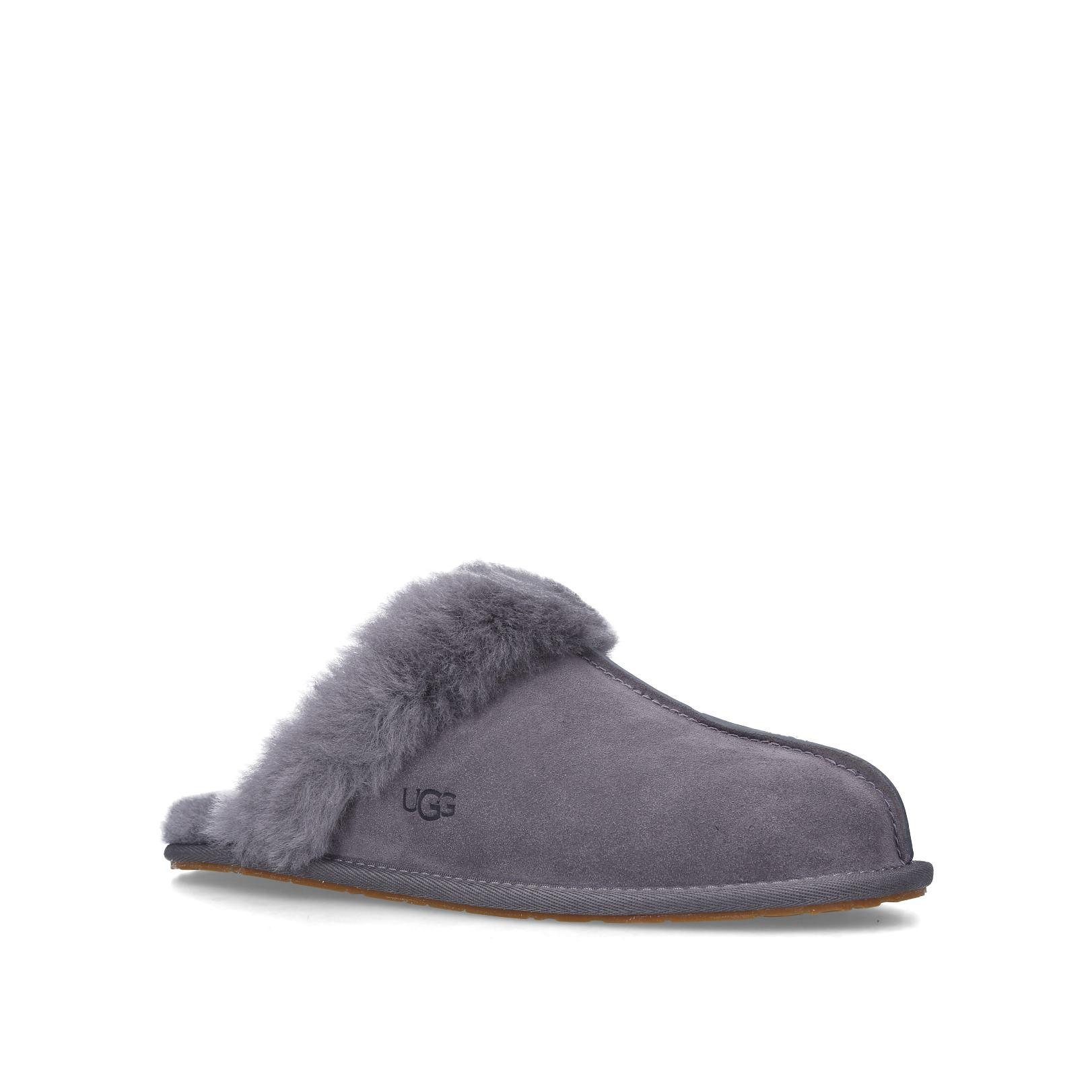 Scuffette Ii Grey Suede Sheepskin Slippers By Ugg 1495