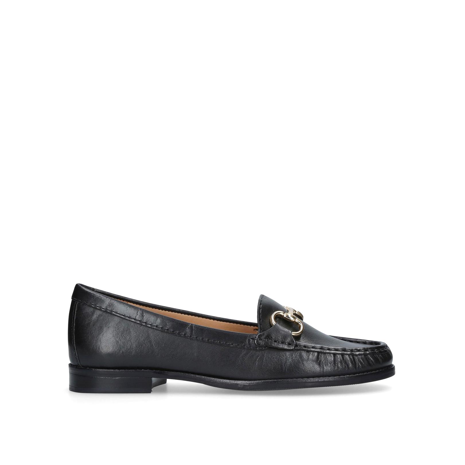 CLICK Black Leather Loafers by CARVELA COMFORT