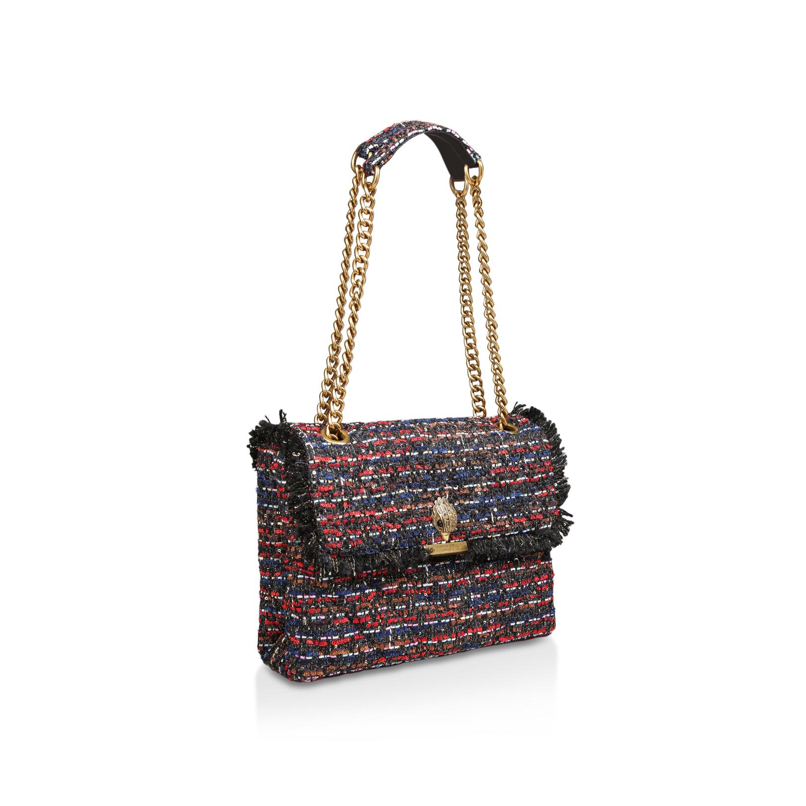 Tweed Lg Kensington X Bag Red Tweed Shoulder Bag By Kurt Geiger London 