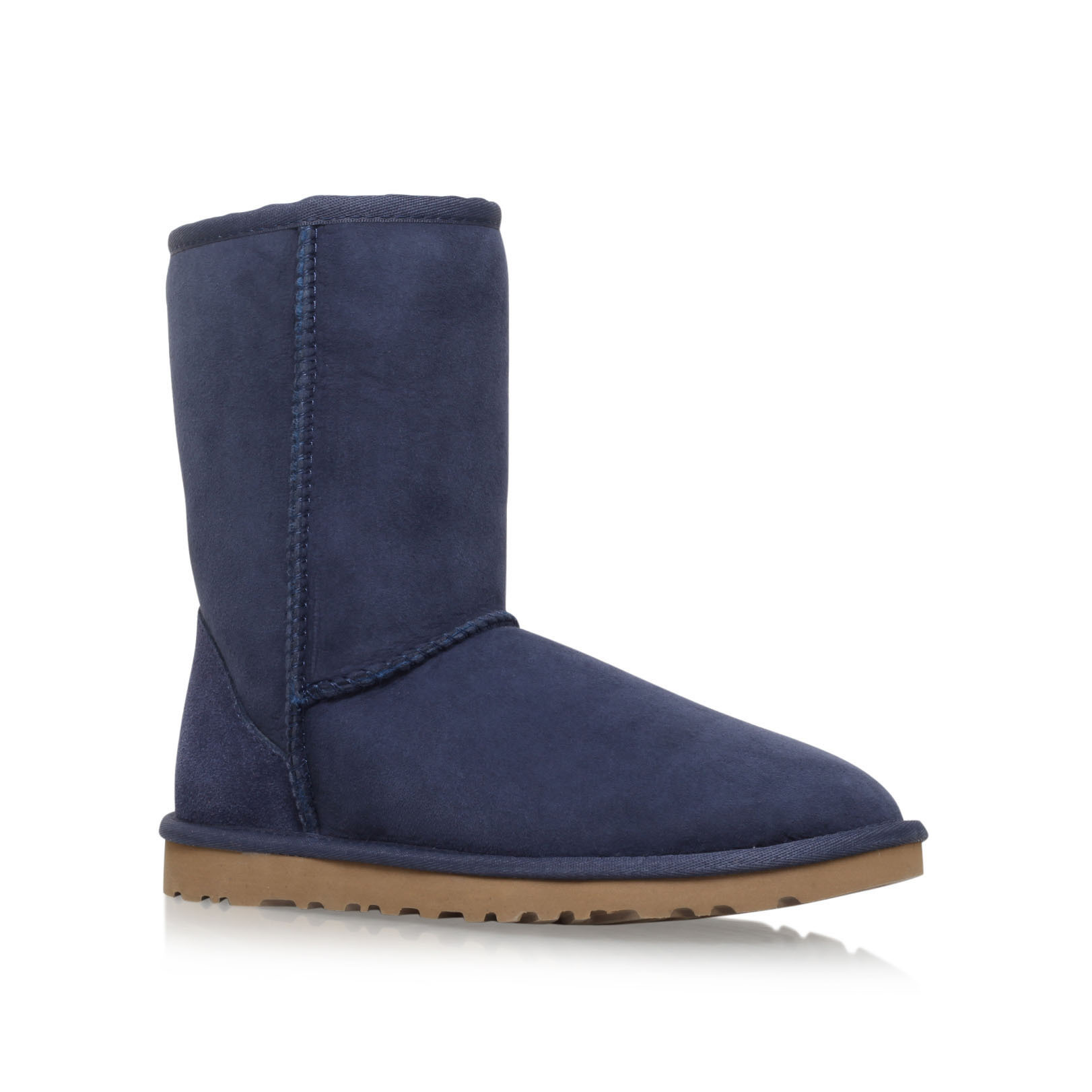 ugg classic short boots navy blue