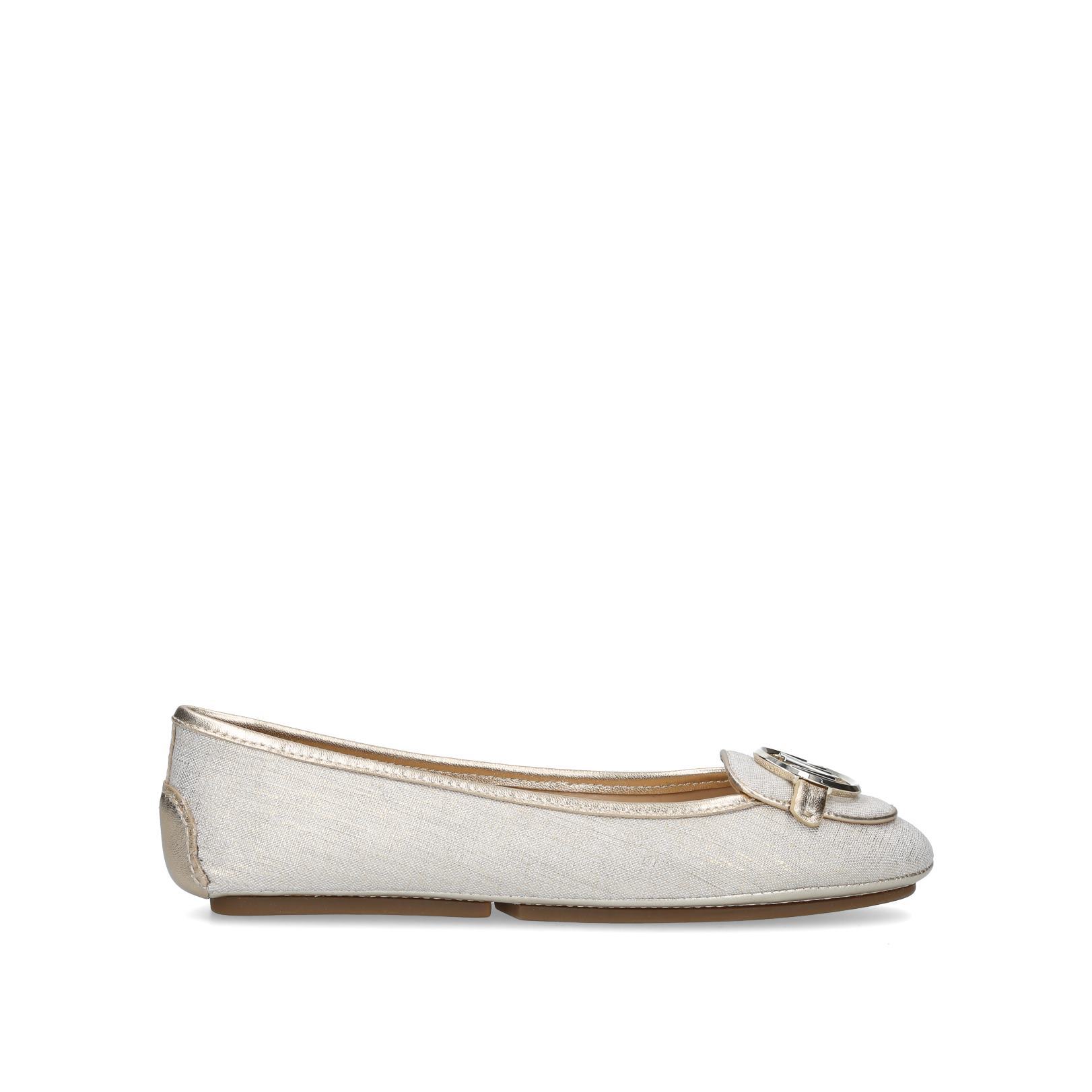 mk gold flats