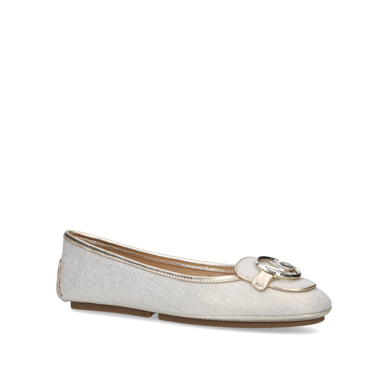 mk gold flats
