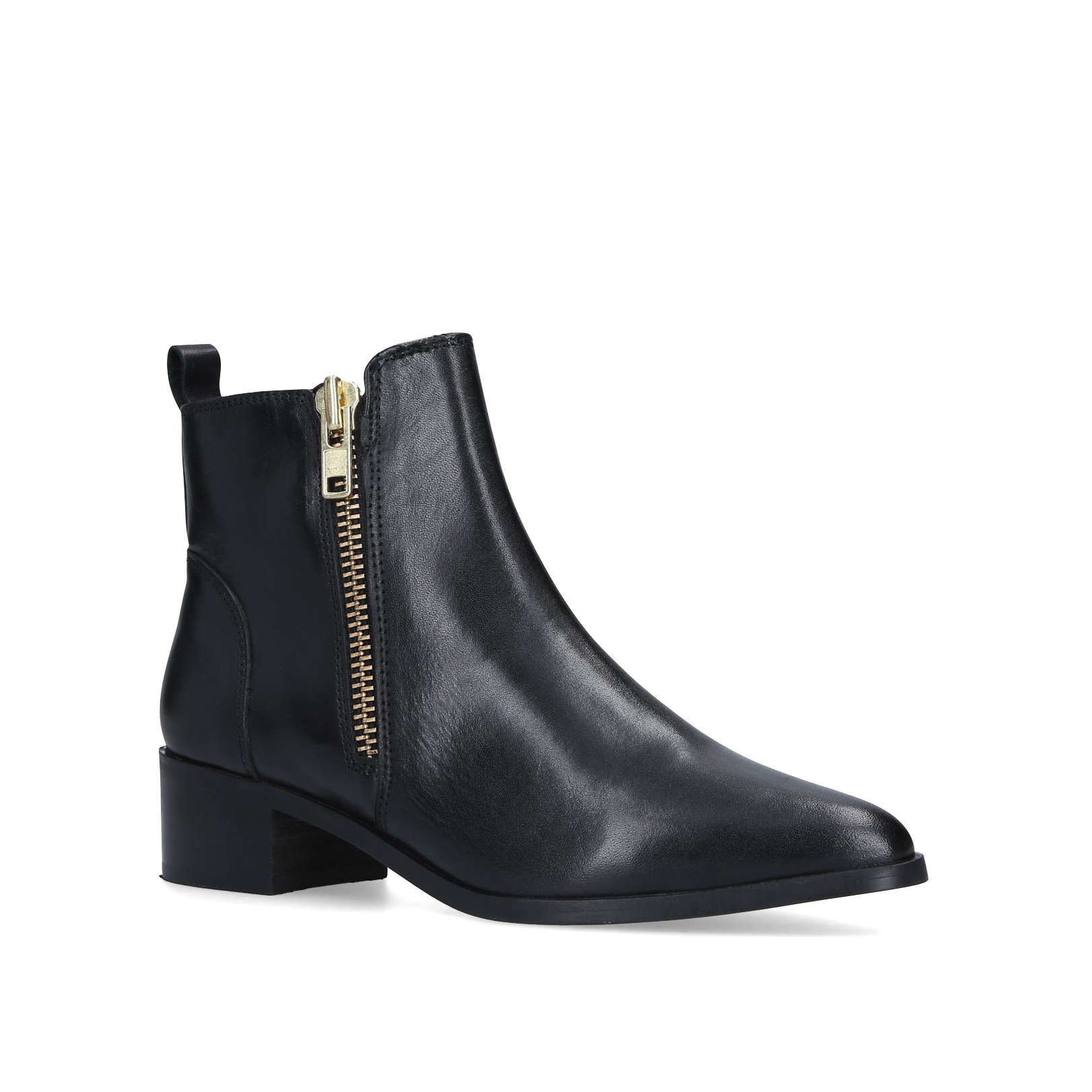 carvela black slice ankle boots