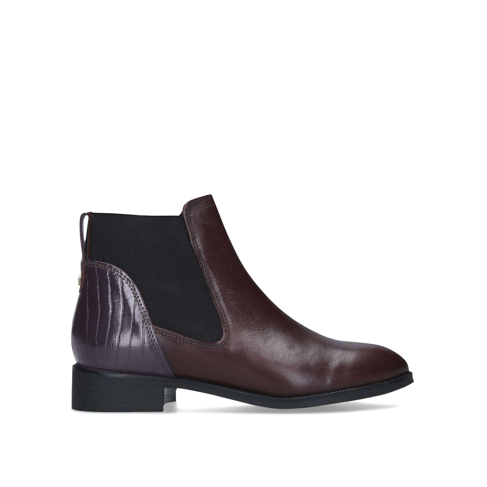 wine chelsea boots womens