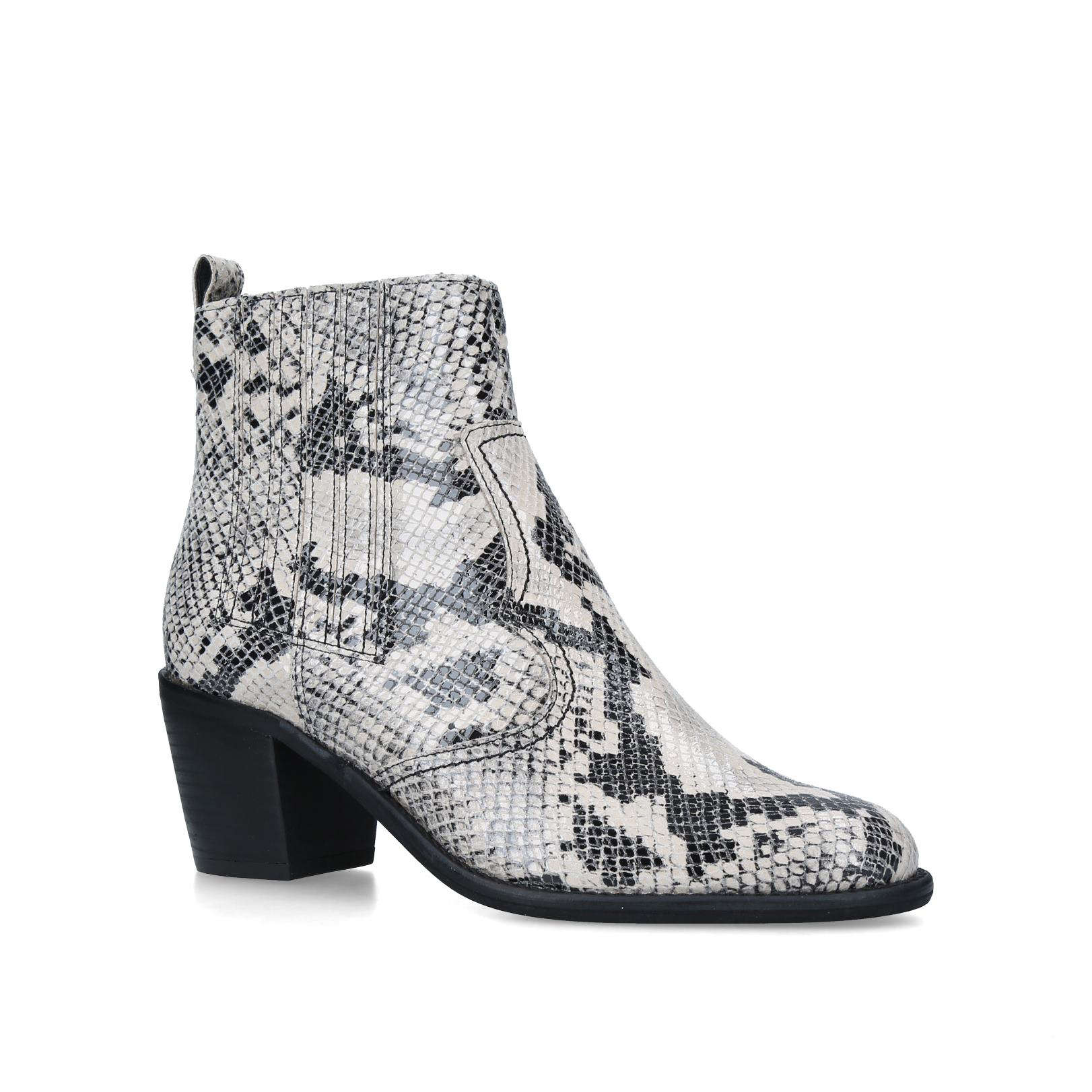 carvela snakeskin ankle boots