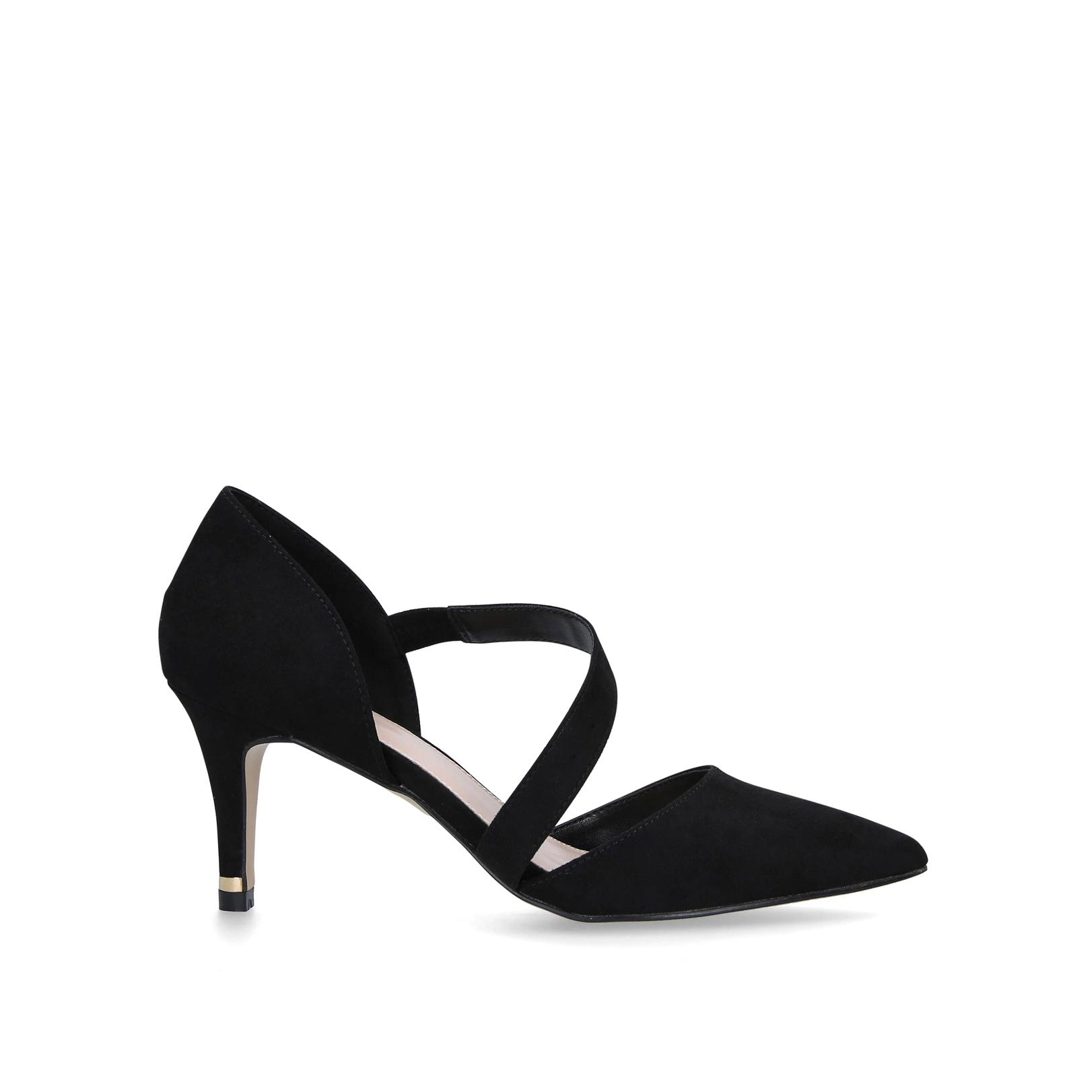 carvela black court shoes