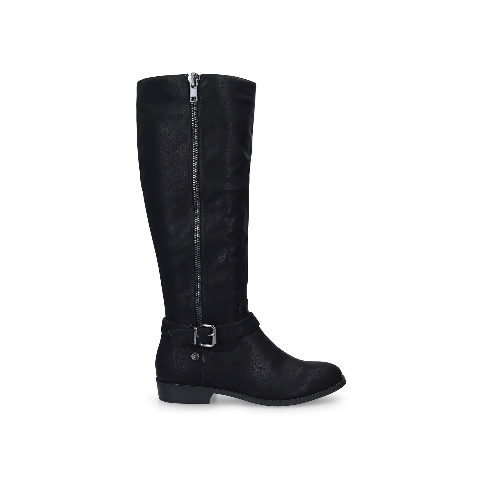 miss kg black knee high boots