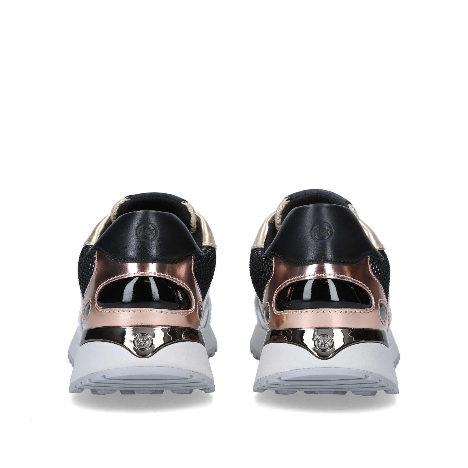 monroe mesh and leather trainer