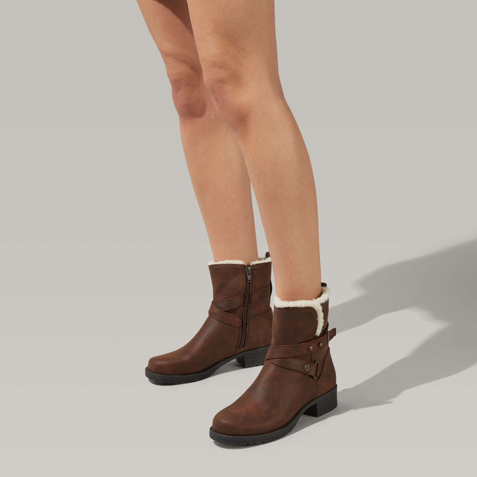 miss kg brown ankle boots